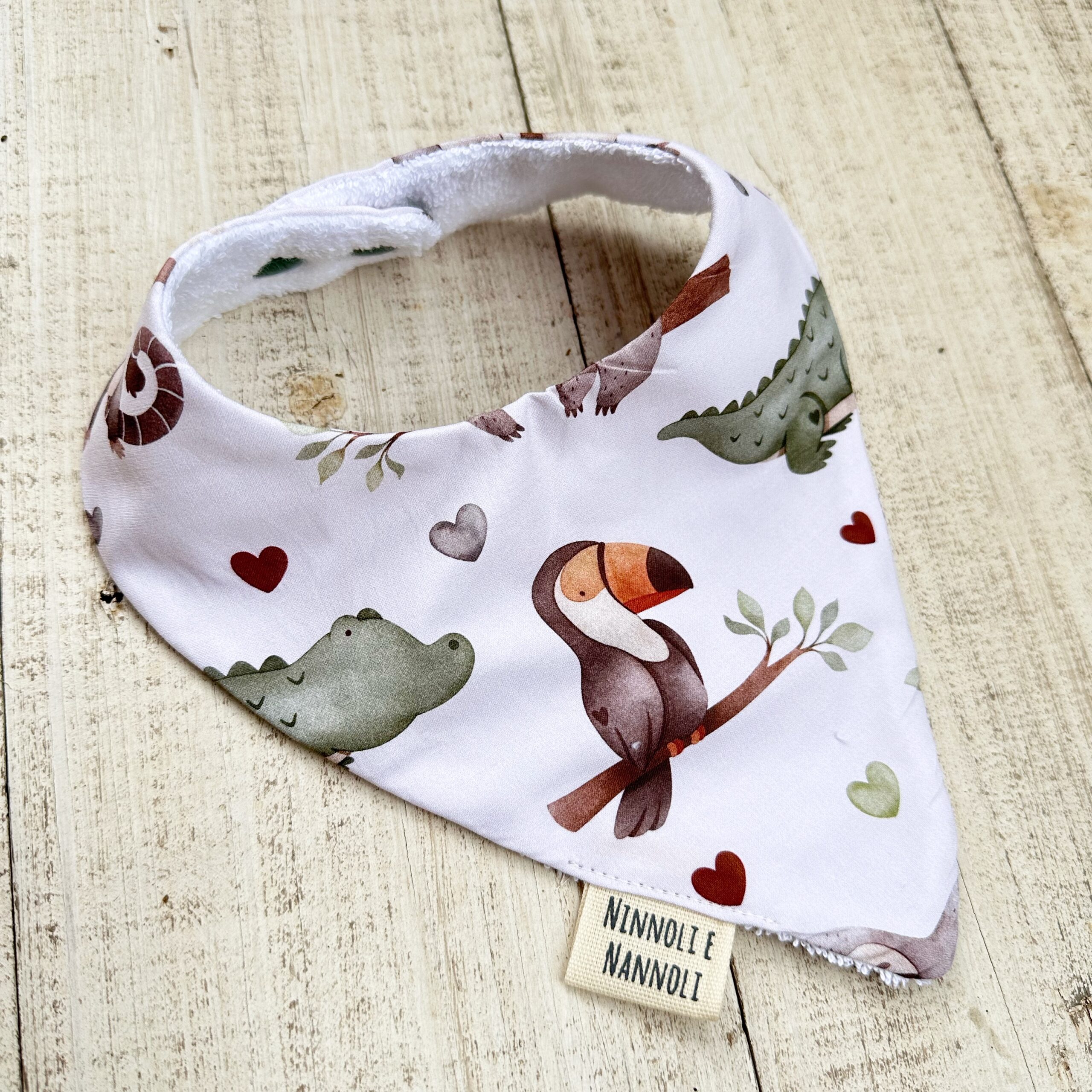 BAVAGLIO BANDANA NEONATO NINNOLI E NANNOLI