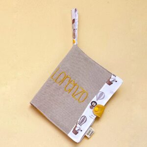 Pochette Porta Pannolini e Salviette Personalizzata con Nome