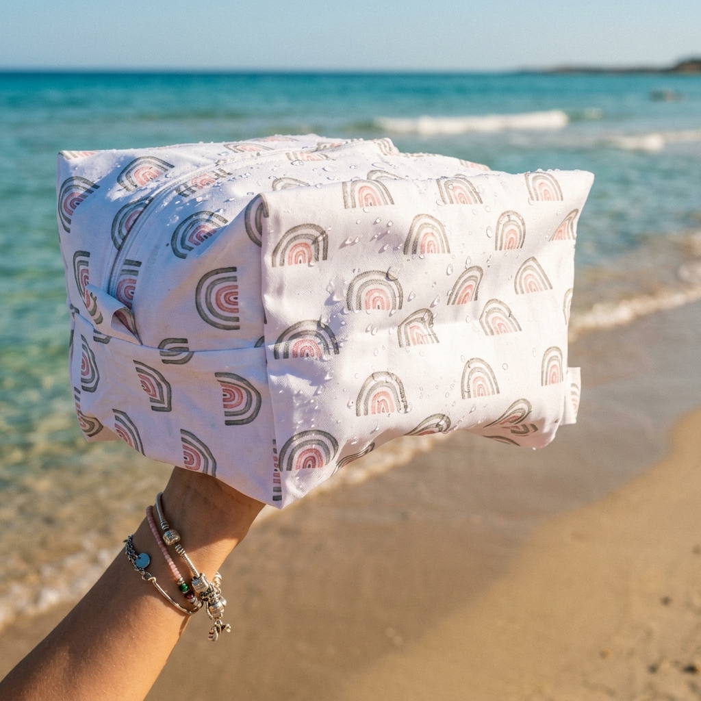 POCHETTE IMPERMEABILE PISCINA O MARE PER COSTUMI