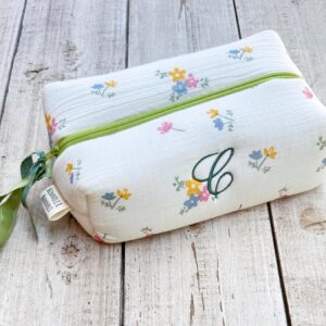 Beauty case in mussola imbottito personalizzato