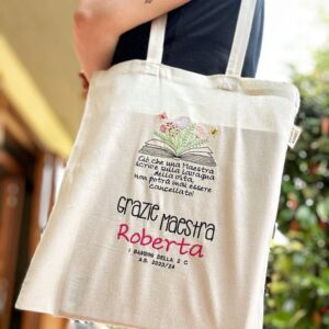 Shopper maestra personalizzata con nome