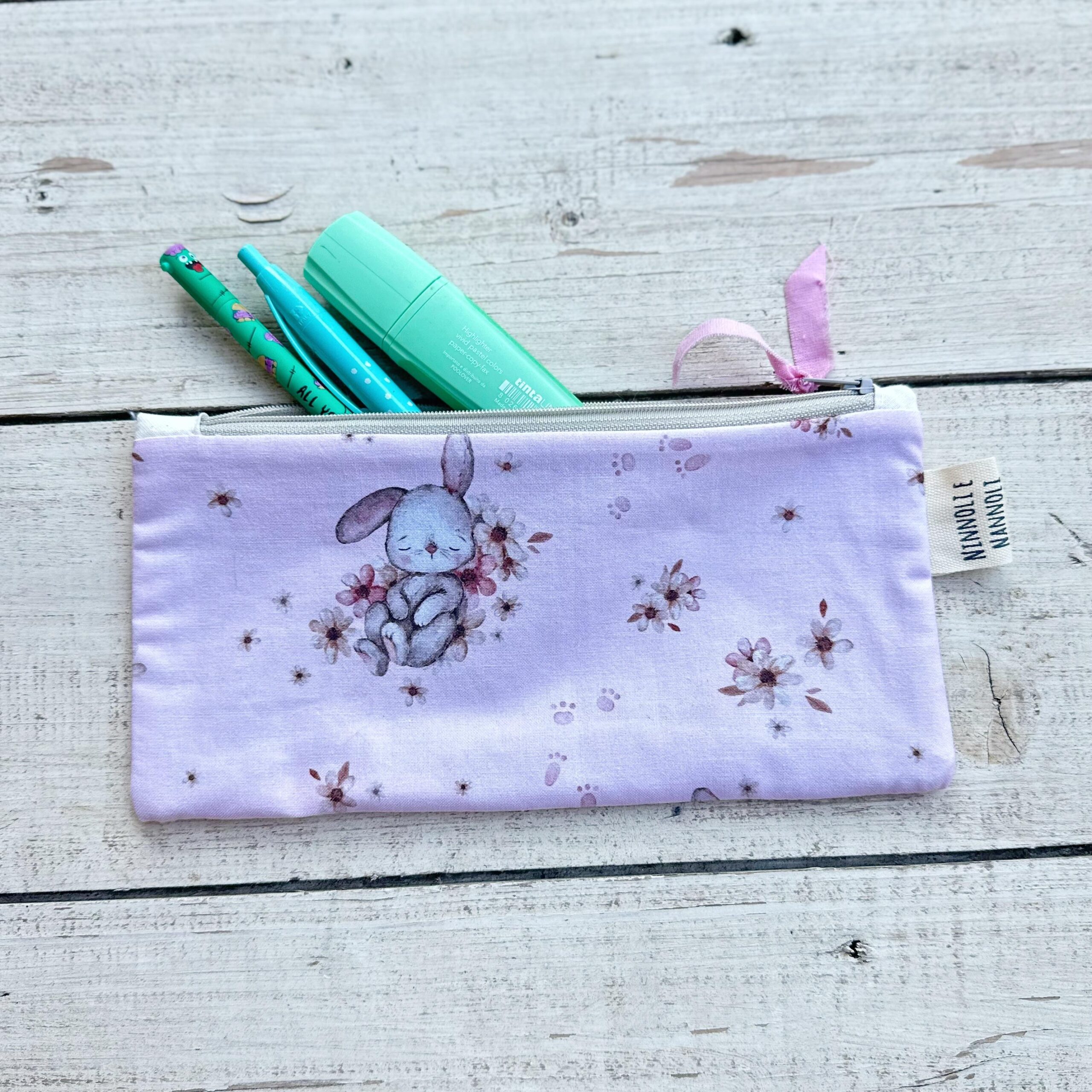 ASTUCCIO BEAUTY CASE - TAGLIA S CONIGLIETTO ROSA - immagine 2