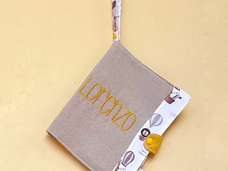 Pochette Porta Pannolini e Salviette Personalizzata con Nome