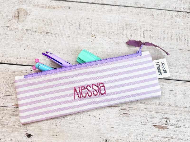 astuccio da borsa con nome